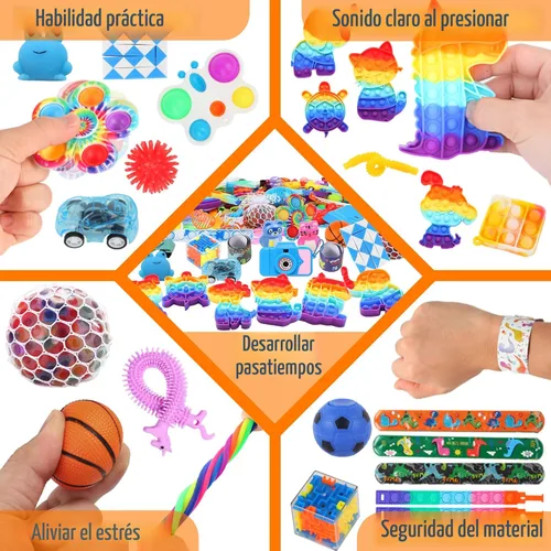 Miniatura 4 de 1000 piezas de recuerdos de fiesta para niños, juguetes para ansiedad a granel, juguetes de regalo de cumpleaños, rellenos de calcetines inquietos