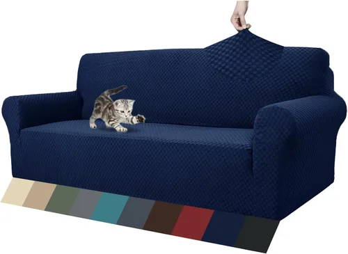 Miniatura 44 de Fundas elásticas 2025 para chaise longue de sofá seccional, funda individual para chaise longue removible y lavable, funda de repuesto para asiento