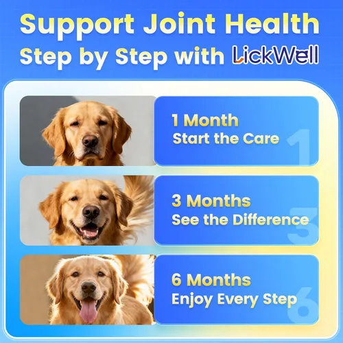 Miniatura 7 de Glucosamina para perros, suplemento de cadera y articulaciones para perros y gatos, glucosamina condroitina para perros apoya la salud