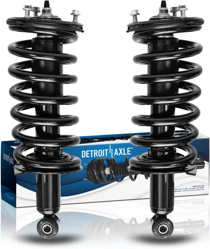 Detroit Axle - 4WD 2 puntales delanteros para Nissan TITAN Pathfinder Armada INFINITI QX56 puntales completos con muelles helicoidales de reemplazo