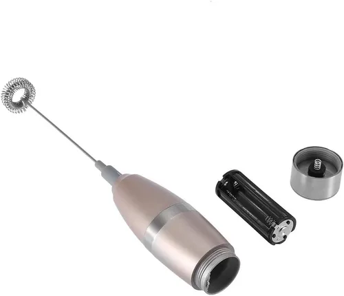 TOPINCN Espumador de leche de acero inoxidable Eléctrico Ordeñador de alta velocidad Máquina de espuma de mano Mezclador de bebidas Mezclador de