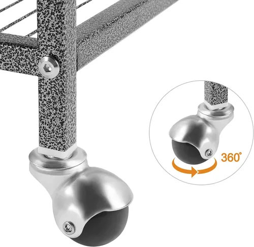 Miniatura 8 de Yaheetech Jaula de hierro forjado extra grande para periquitos con soporte desmontable para cacatúa, sol, mejilla, conure, agapornis, pinzón