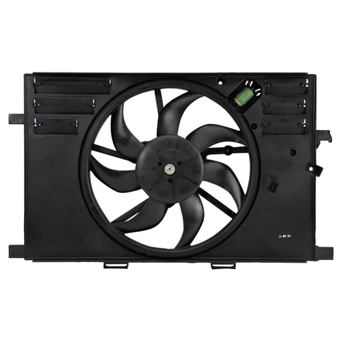 TRQ Conjunto de ventilador de refrigeración del radiador CH3115205 compatible con Jeep Renegade 2019-2021