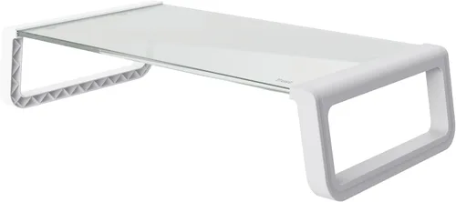 Miniatura 8 de Trust Monta 25271 - Soporte de pantalla de cristal templado para PC, 16.1 x 8.7 x 3.9 in, soporte ergonómico para monitor de escritorio, organizador