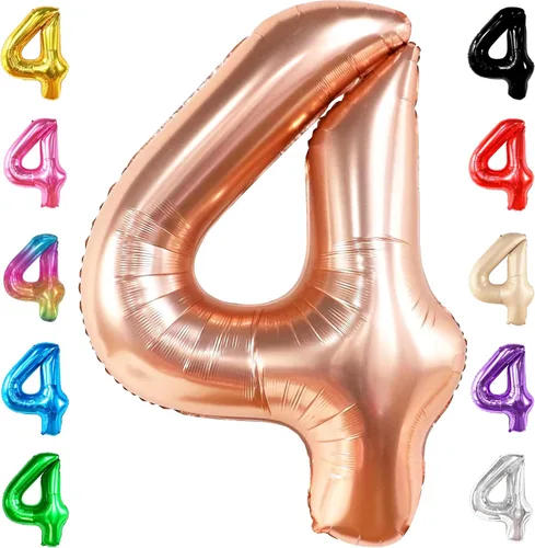 Miniatura 141 de Globo gigante plateado del número 0 de 40 pulgadas – Globo Mylar del número 0 Globo plateado 0 para decoraciones de fiesta Globo plateado