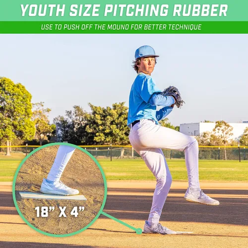 Miniatura 2 de GoSports Baseball & Softball Pitching Mound Rubber - 24" and 18" Sizes