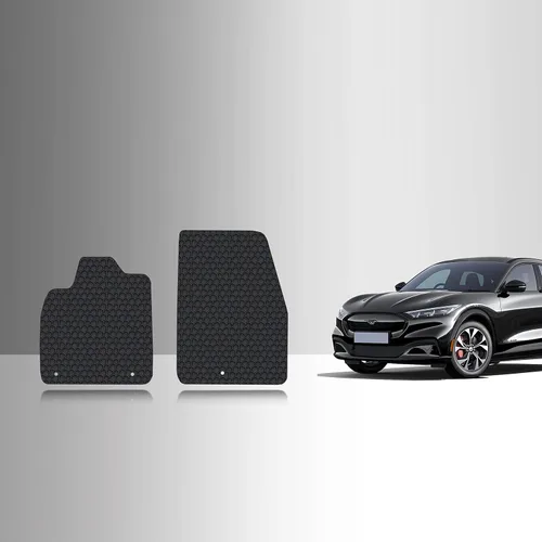Miniatura 9 de TOUGHPRO Juego de accesorios de alfombrillas (primera fila + 2ª fila) para Ford Mustang Mach E para todo tipo de clima, resistentes