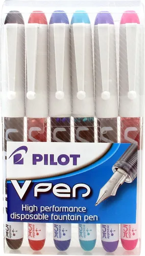 Miniatura 4 de Pilot Pluma estilográfica desechable V Pen - Negro
