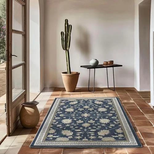 Miniatura 39 de EVERGRACE Alfombras de área para entrada, 2 x 3, de lana sintética, estilo bohemio, floral, para interiores y exteriores, alfombras pequeñas