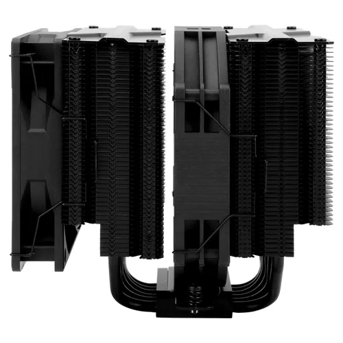 Miniatura 7 de Thermalright Peerless Assassin 140 - Enfriador de aire negro para CPU, 6 tubos de calor, ventiladores PWM duales y torres dobles, refrigeración