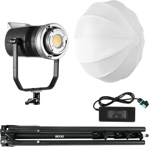 Miniatura 7 de GVM - Luz de video LED de 200 W con linterna Softbox, SD200D Kit de iluminación de estudio de fotografía con control Bluetooth/DMX, 93000lux@1.6 ft