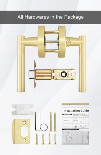 Miniatura 7 de Goldenwarm - Paquete de 1 picaporte negro inactivo de una sola cara, con tirador de puerta de extracción mate, resistente, para armario o despensa