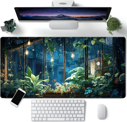 Miniatura 15 de Alfombrilla de mouse japonesa para juegos, color morado, XXL, extendida, anime, genial, grande, para teclado, mouse, alfombrilla de escritorio
