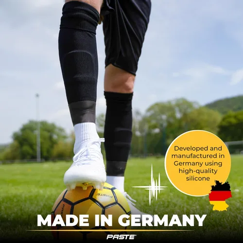 Miniatura 6 de PASTE ® Correas para Espinilleras de Fútbol de Silicona para Hombres, Mujeres y Jóvenes