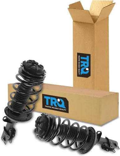 Miniatura 312 de TRQ Conjunto de Amortiguador y Resorte Delantero Cargado con Resorte Helicoidal Pre-ensamblado Compatible con Jeep Cherokee Limited AWD 14-22 Sin