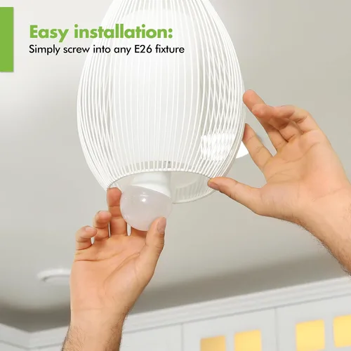 Miniatura 6 de KOR Paquete de 6 bombillas LED A19 de 9 W (equivalente a 60 W), certificación UL, 3000 K (blanco suave), 800 lúmenes, no regulables, bombillas LED