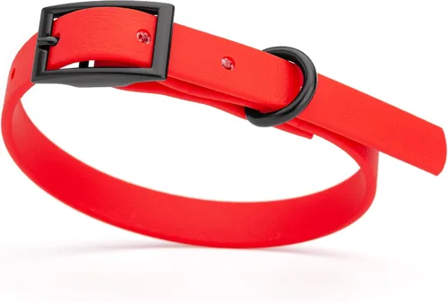 Miniatura 132 de Dogline Biothane - Collar impermeable para perro con hebilla de liberación rápida, resistente cincha de nailon recubierta con resistente y a prueba