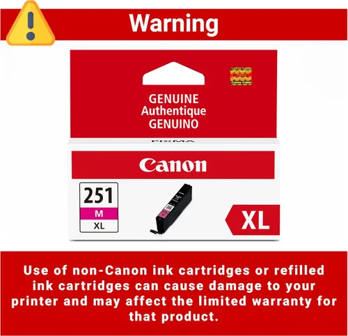 Miniatura 3 de Canon CLI-251 – Cartucho de tinta de tanque individual, M XL