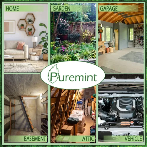 Miniatura 4 de Puremint Repelente de ratones, espray de aceite de menta natural al 5% para ratones, ratones, ratas y roedores, espray de control de plagas