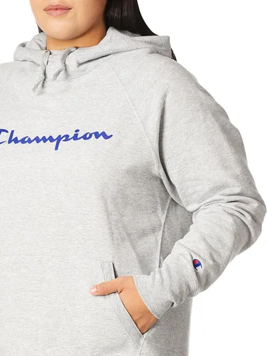 Miniatura 3 de Champion Powerblend - Sudadera con capucha de forro polar para mujer, logotipo de Script