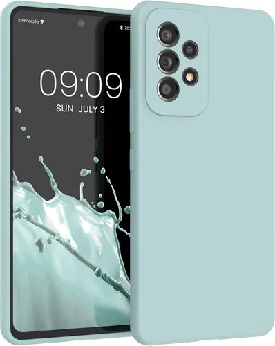 Miniatura 277 de kwmobile Funda Compatible con Samsung Galaxy A14 5G - Funda de teléfono de TPU y silicona con acabado suave - Verde Lima