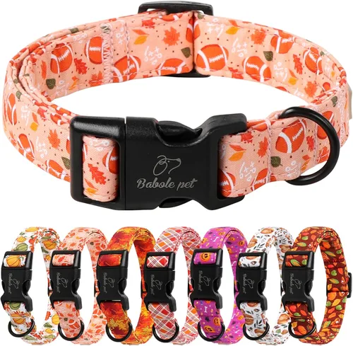Miniatura 30 de Lindo Collar de Corduroy para Perro - Collar Ajustable Negro para Perros Pequeños de 4-10lbs, Resistente al Desvanecimiento con Cierre Seguro