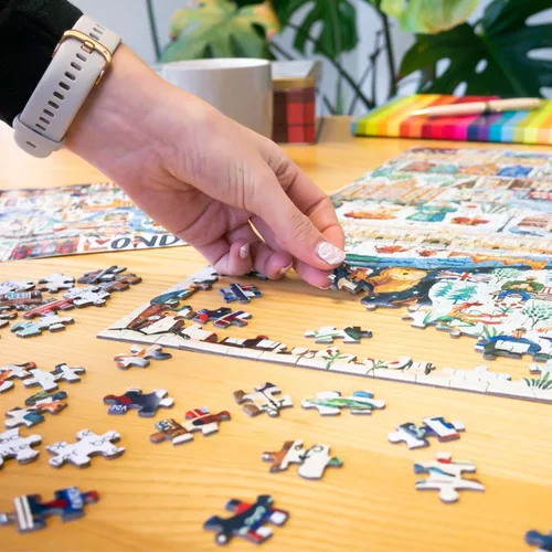 Miniatura 7 de Rompecabezas de 1000 piezas para adultos, tema ilustrado de Londres, rompecabezas de 1000 piezas, para adultos y niños, rompecabezas de Londres