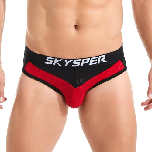 Miniatura 36 de SKYSPER Jock Strap Athletic Supporter para hombres Sexy Jockstrap Ropa interior masculina