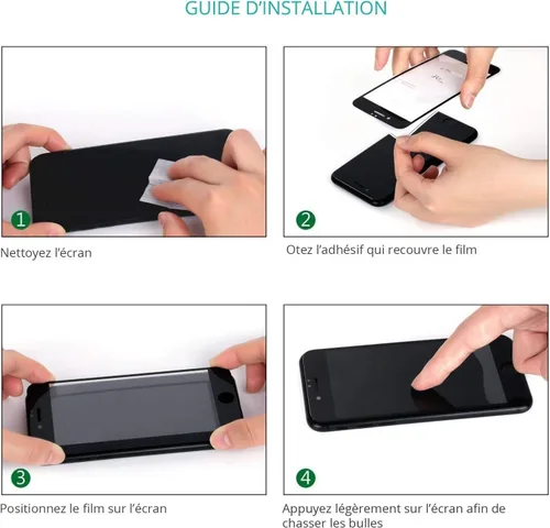 Miniatura 5 de Protector de pantalla de vidrio templado para Samsung Galaxy S22 Ultra (6.8 pulgadas), paquete de 2 películas protectoras de dureza 9H