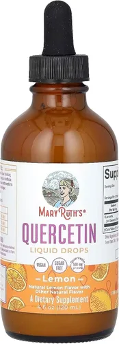 Miniatura 4 de MaryRuth Organics - Gotas líquidas de quercetina, sin azúcar, 500 mg para adultos de 18 años en adelante, salud cardiovascular para adultos