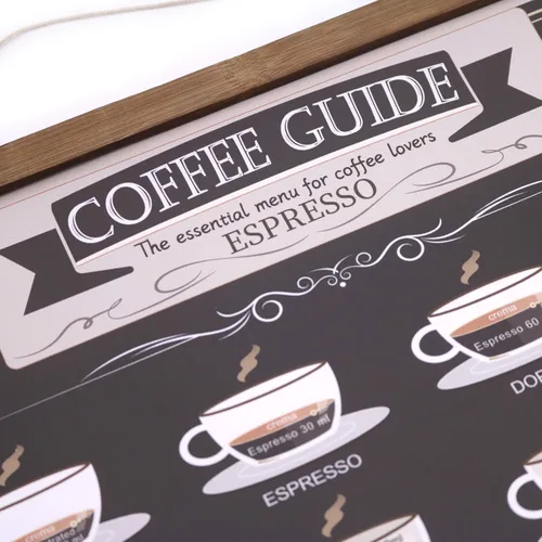 Miniatura 3 de WEROUTE Póster con estampado de patente de café expreso, guía de infografía, pintura para amantes del café, cafetería, cocina, sala de estar
