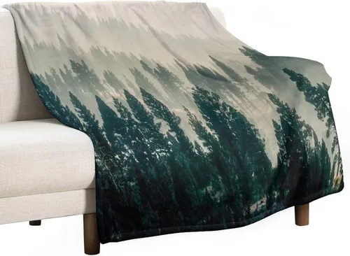 Miniatura 14 de Mantas de franela retro con alces y ciervos, estilo vintage de cabaña campestre rústica de montaña y granja, manta de cama para sofá, silla y cama