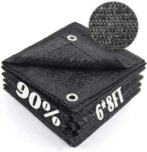 Miniatura 78 de Cool Area Lona de malla con ojales para cubierta de plantas, toldo de patio de 10 x 20 pies, para jardín, pérgola, invernadero, coche, granero, 55%