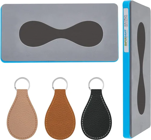 SUPERDANT Llavero grande de cuero troquelado para llaves de madera, adorno troquelado de madera, soporte para llaves, troqueles para manualidades,