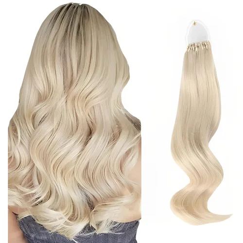 Miniatura 33 de ABH AMAZINGBEAUTY HAIR Extensiones de cabello rizado liso para mujeres negras con punta en I, cabello humano, punta en I, Remy, 50 mechones, punta