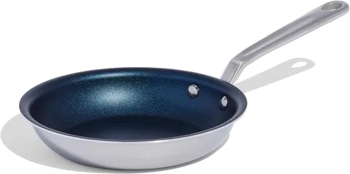 Miniatura 8 de Made In Cookware - Juego de sartenes antiadherentes ProCoat de 3 piezas (incluye 8", 10", 12") - Acero inoxidable revestido de 5 capas - Utensilios