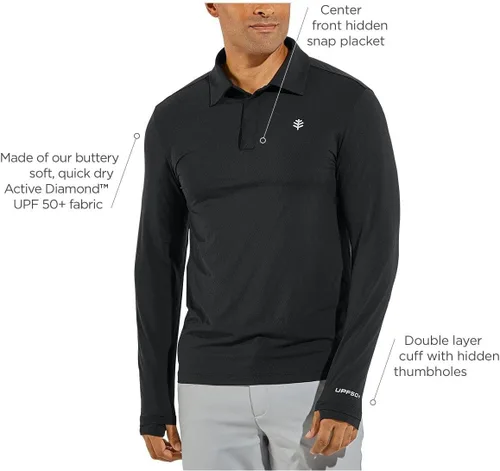 Miniatura 5 de Coolibar Polo Arobello UPF 50+ para hombre - Protección solar