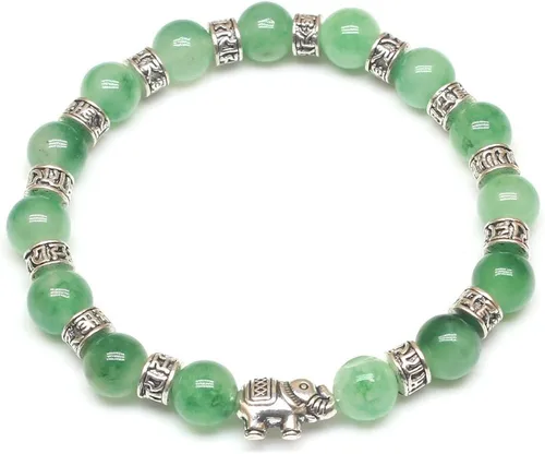 Miniatura 2 de WEELOVEE - Pulsera de cuentas de 8mm0.31 de piedra natural artesanal para mujeres y hombres, para curación, budista, chakra, yoga, meditación