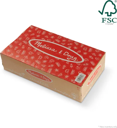 Miniatura 6 de Melissa & Doug Juego de accesorios de caballete – pintura, vasos, pinceles, tiza, papel, marcador de borrado en seco – Certificado FSC