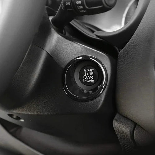 Miniatura 3 de Juego de 31 piezas de decoración interior de automóvil, accesorios de decoración para Jeep Renegade 2015-2018 (negro)