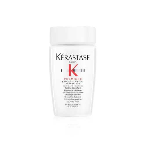 Kerastase Premiere Champú Reparador de Cabello Sin Sulfato - Para todo tipo de cabello dañado, fortalece y suaviza, con ácido cítrico, elimina la