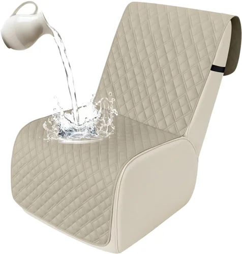 Miniatura 25 de Arfntevss Fundas de sofá modular reclinable, 100% impermeable, en forma de L, para sillón reclinable en forma de L, funda seccional lavable
