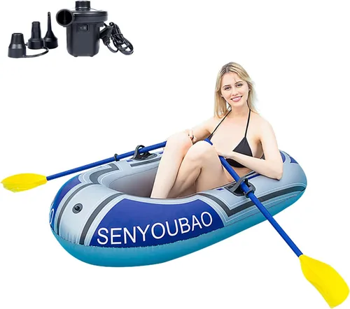 Miniatura 10 de Barco inflable, piscina y barco inflable del lago
