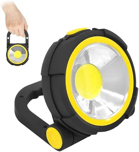 Combo de luz de trabajo magnética/linterna con | Luz de trabajo brillante de 240 lúmenes para trabajo mecánico | Linterna LED de 100 lúmenes 3W |