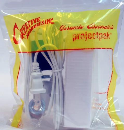 Miniatura 2 de Creative Hobbies® ML1-B6 - Kit de cableado grande para árbol de Navidad, bombilla de 40 W, base estándar (Edison), ideal para iluminar objetos