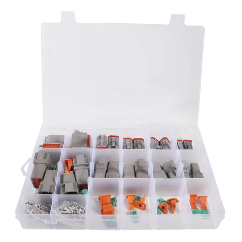 Miniatura 6 de Kit de conectores Deutsch DT de 188 piezas (12 juegos), 2, 3, 4, 6, 8, 12 pines, conectores impermeables para automóviles, con tamaño 16 contactos