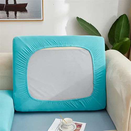 Miniatura 17 de Fundas de cojín elásticas para cojines de sofá, fundas de asiento de caravana, protector de sofá de dos asientos, de elastano, protector de muebles