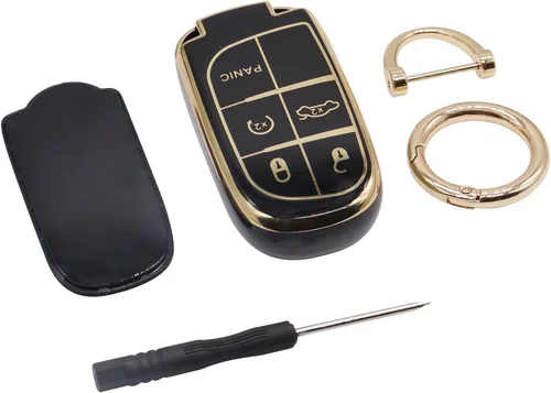 Miniatura 3 de Elegananccy para Funda de Llavero de Jeep, Negro