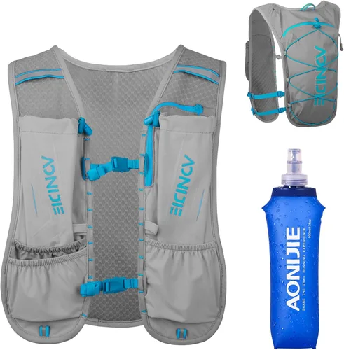 Miniatura 11 de Azarxis Chaleco de Hidratación para Correr Mochila 5L 5.5L para Mujeres y Hombres para Correr en Senderos Carrera de Maratón Ciclismo Senderismo