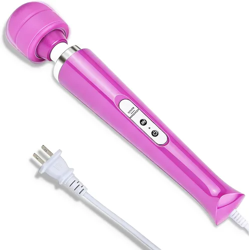 Miniatura 9 de Masajeador eléctrico de varita, potente masajeador de espalda de mano con 10 velocidades rítmicas, masajeador vibratorio de tejido profundo